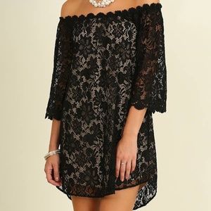 Lace Off the Shoulder Dress